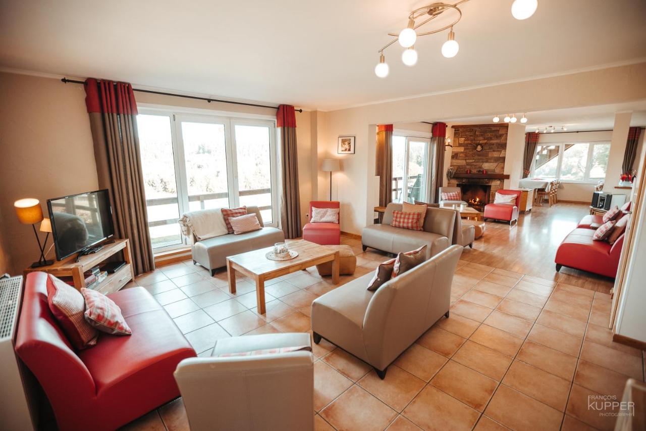 Le Milan Royal 26 Pers, Malmedy, Balneo, Vue, Calme Villa ภายนอก รูปภาพ