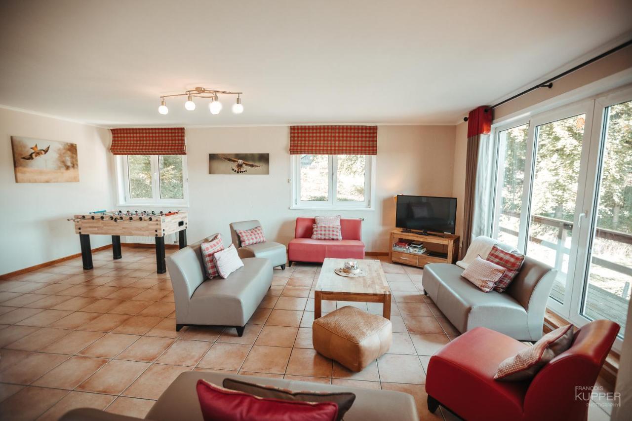 Le Milan Royal 26 Pers, Malmedy, Balneo, Vue, Calme Villa ภายนอก รูปภาพ